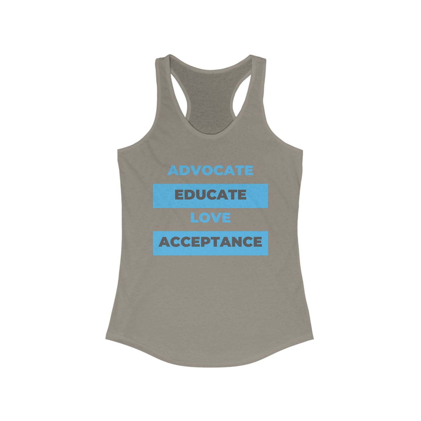 Women's Advocate Acceptance Ideal Racerback Tank