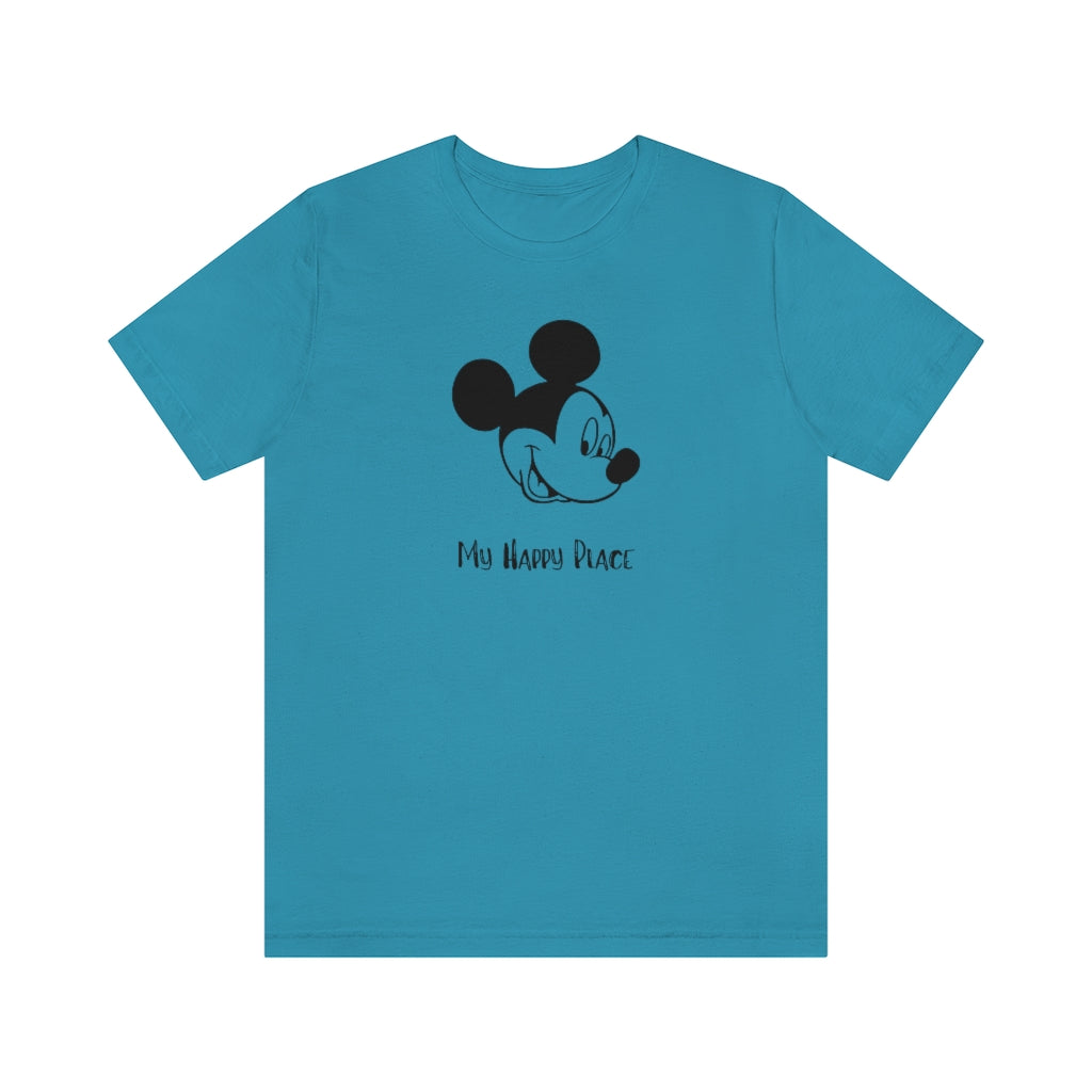 My Happy Place- Men's Jersey Short Sleeve Tee