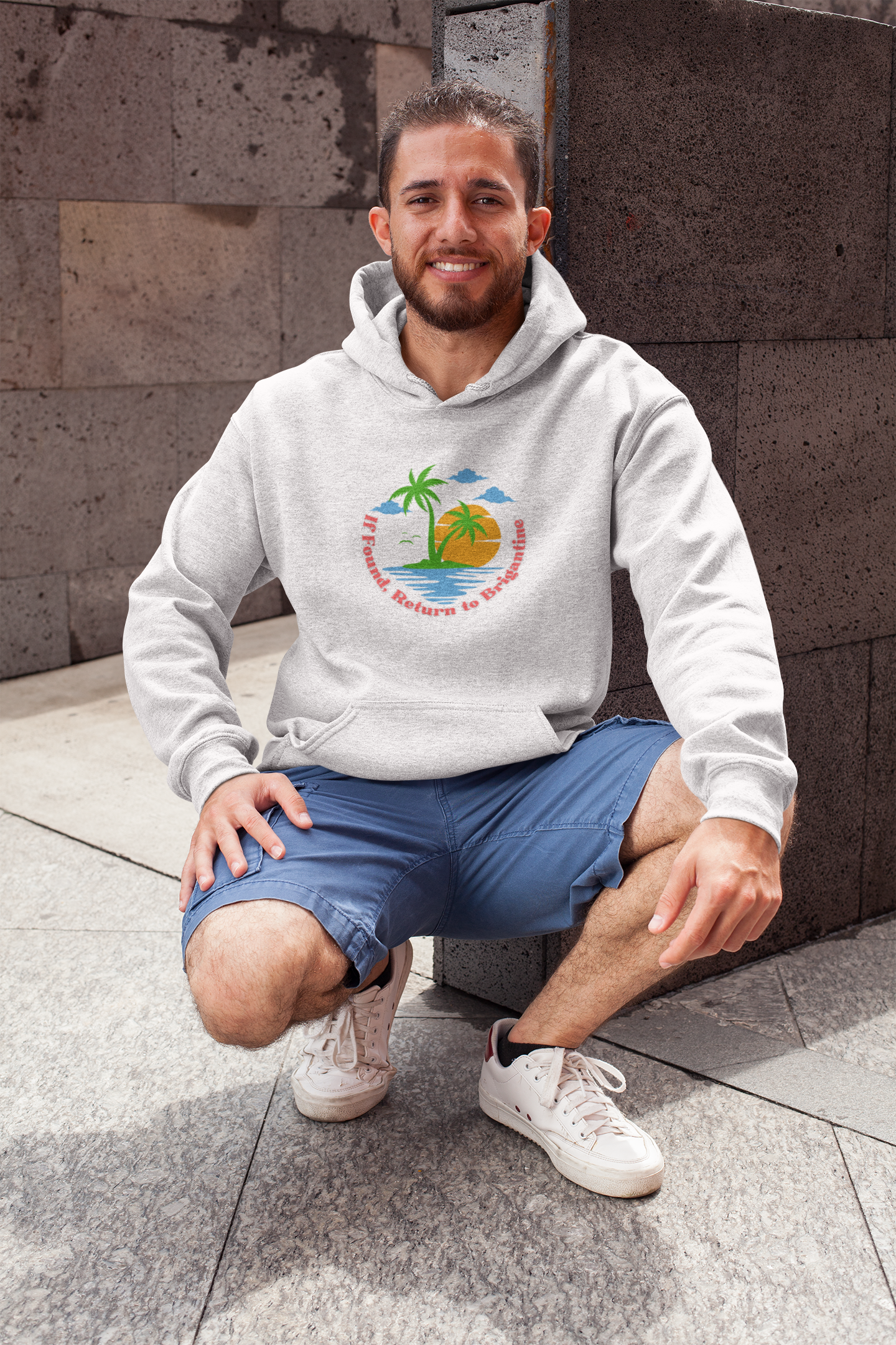 If Found, Return to Brigantine Unisex Heavy Blend™ Hooded Sweatshirt