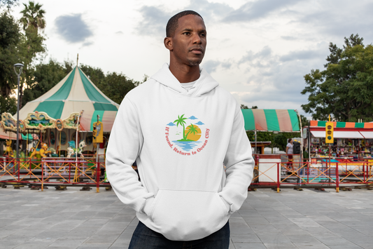 If Found, Return to Ocean City Unisex Heavy Blend™ Hooded Sweatshirt