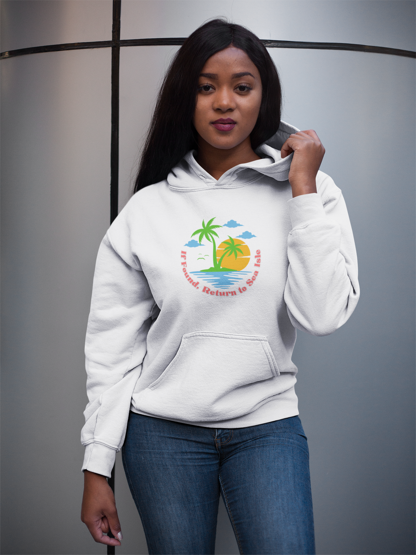 If Found, Return to Sea Isle Unisex Heavy Blend™ Hooded Sweatshirt