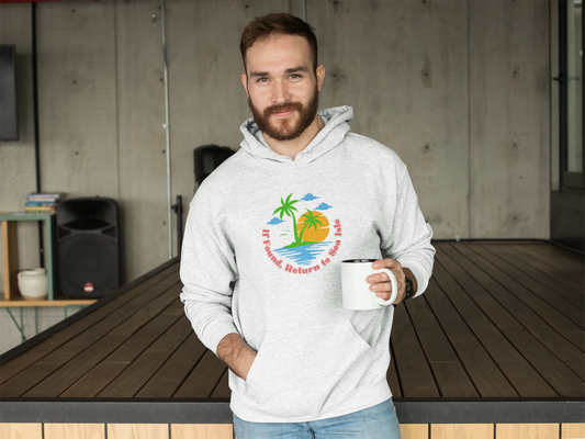 If Found, Return to Sea Isle Unisex Heavy Blend™ Hooded Sweatshirt