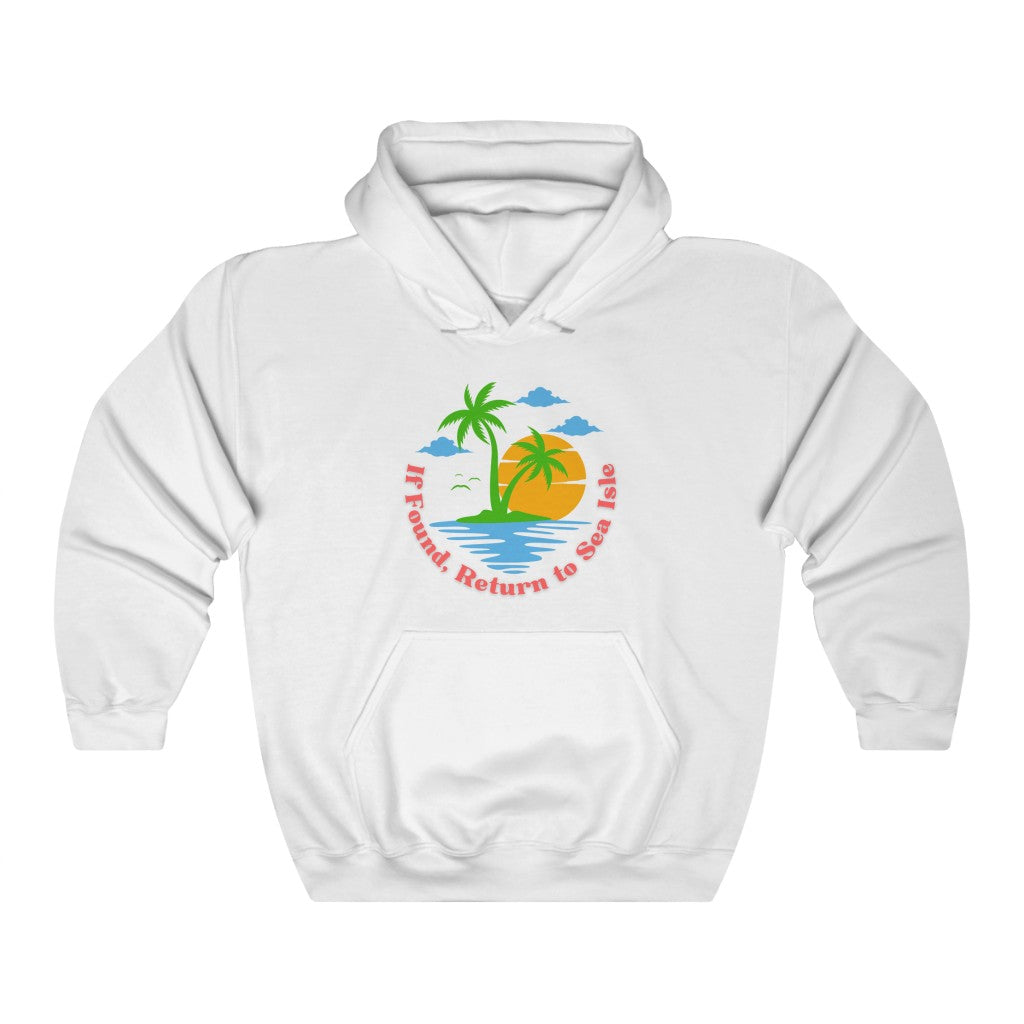 If Found, Return to Sea Isle Unisex Heavy Blend™ Hooded Sweatshirt
