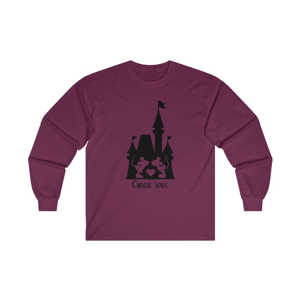 Choose Love Ultra Cotton Long Sleeve Tee