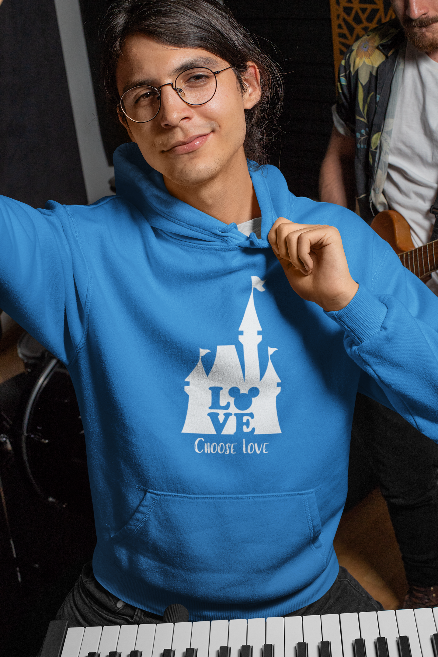 Choose Love Unisex Heavy Blend™ Hooded Sweatshirt