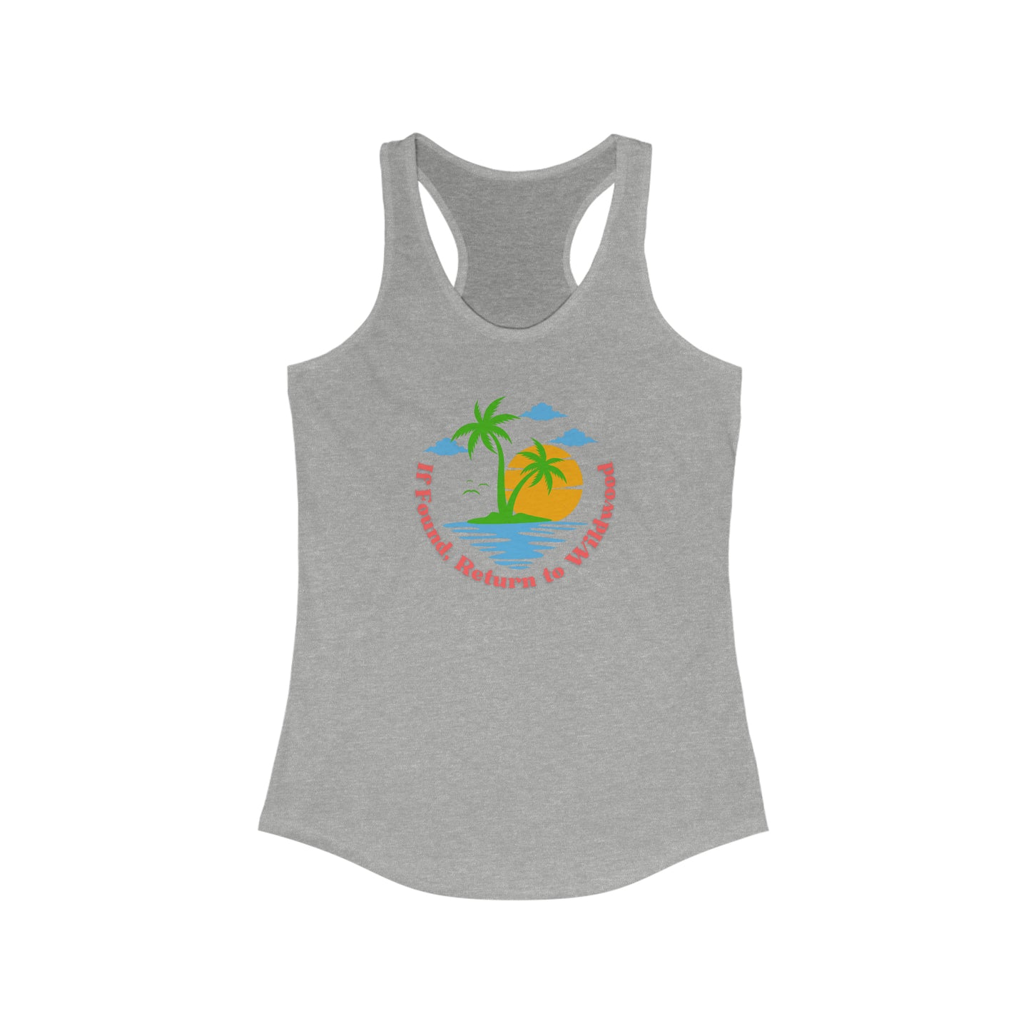 Women's If Found Return to Wildwood Ideal Racerback Tank