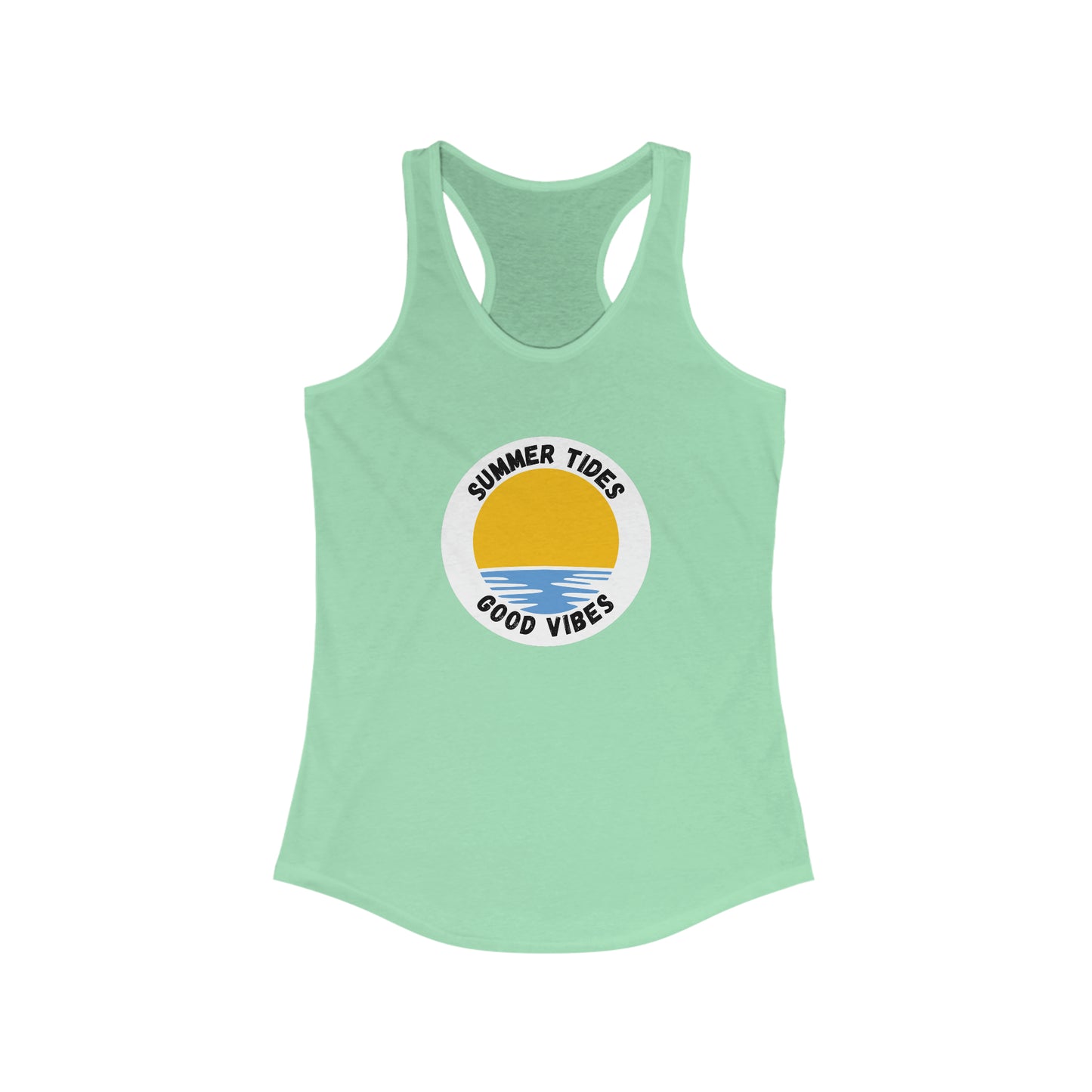 Women's Summer Tides Good Vibes Ideal Racerback Tank