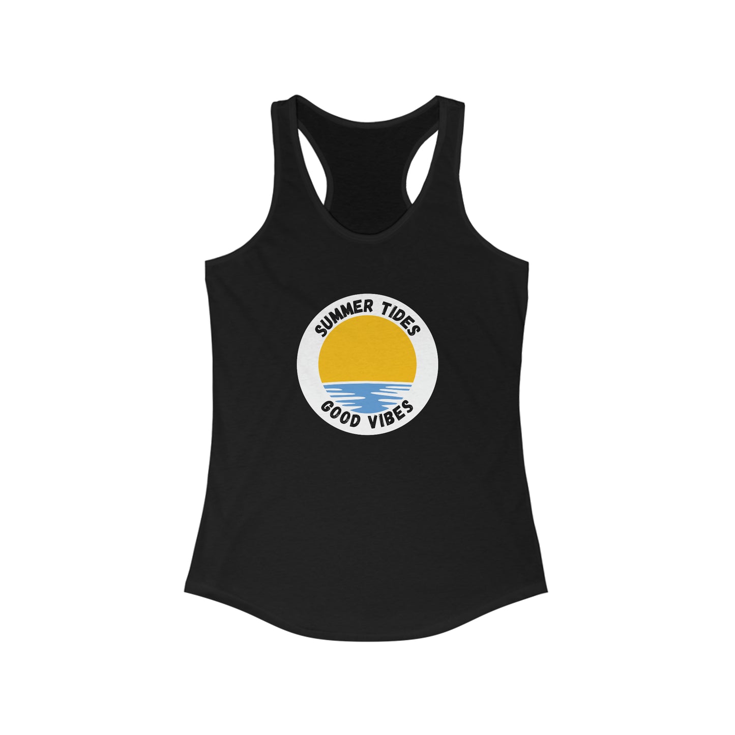 Women's Summer Tides Good Vibes Ideal Racerback Tank