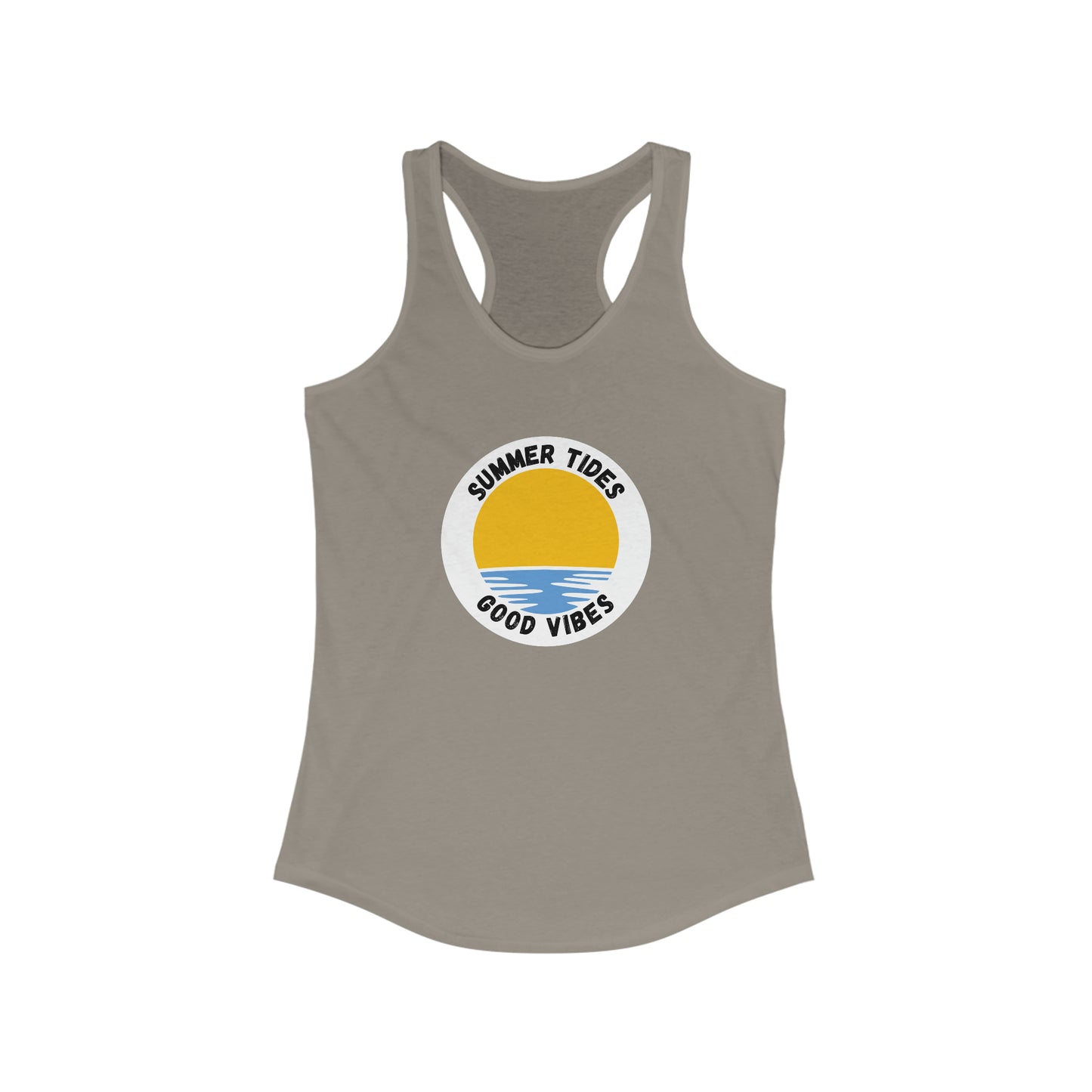 Women's Summer Tides Good Vibes Ideal Racerback Tank