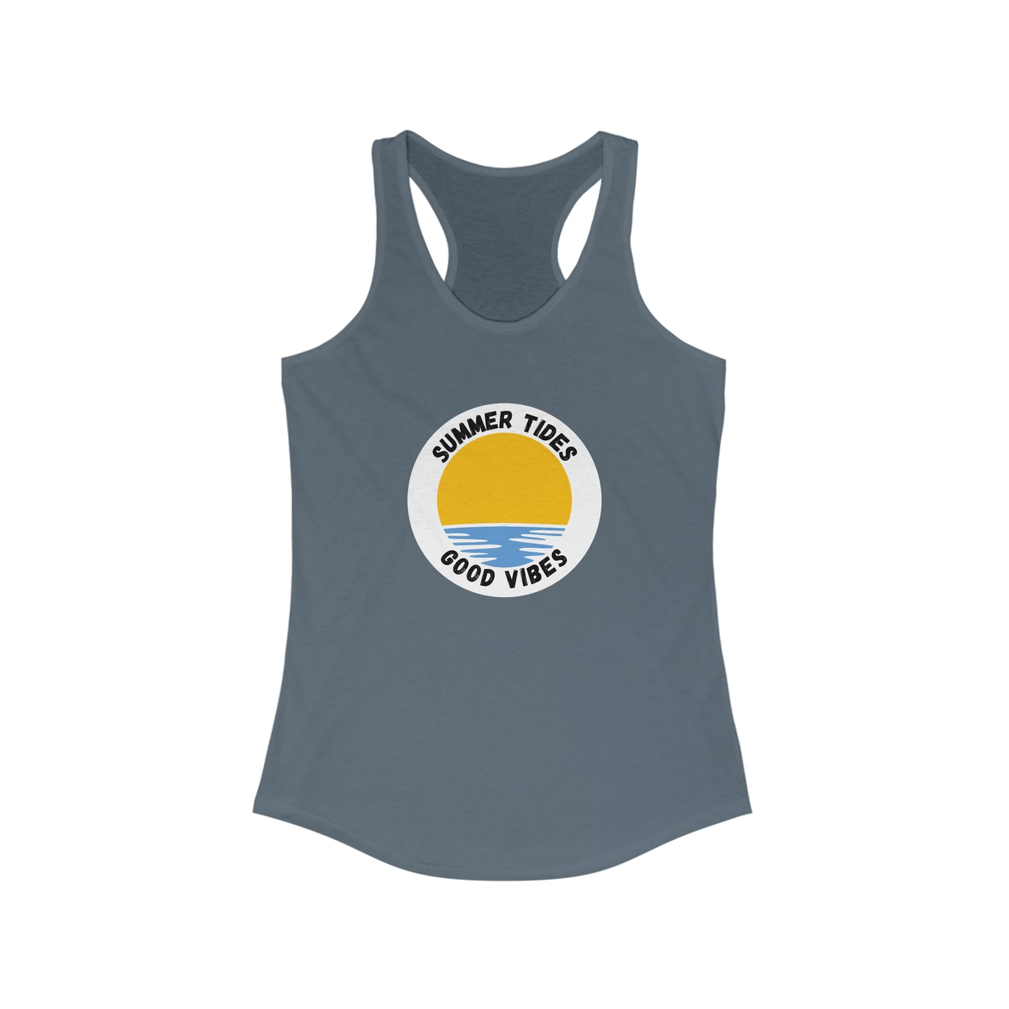 Women's Summer Tides Good Vibes Ideal Racerback Tank