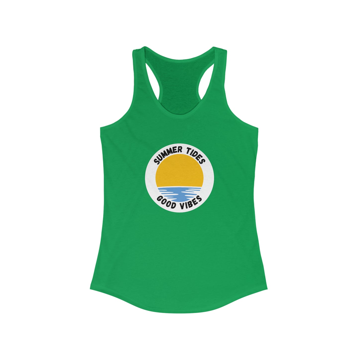 Women's Summer Tides Good Vibes Ideal Racerback Tank