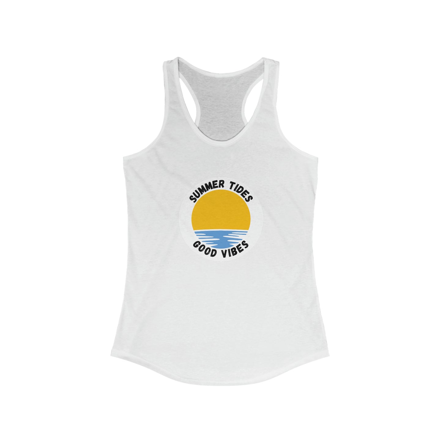 Women's Summer Tides Good Vibes Ideal Racerback Tank