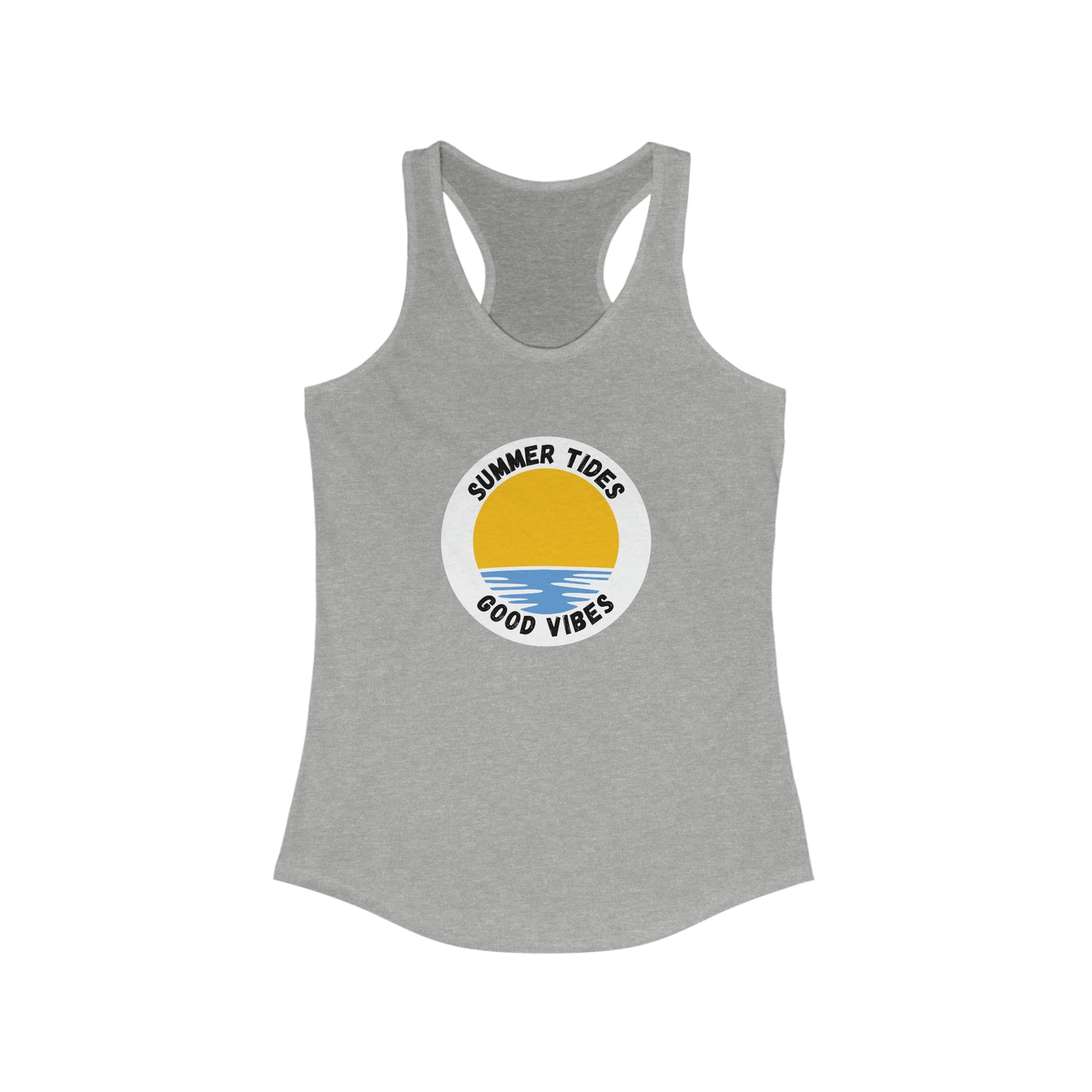 Women's Summer Tides Good Vibes Ideal Racerback Tank