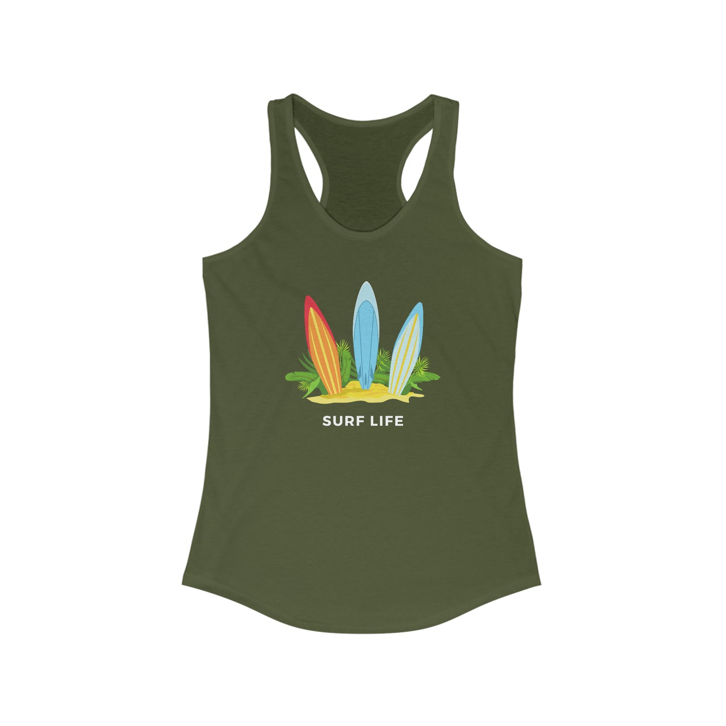 Women's Surf Life Time Ideal Racerback Tank