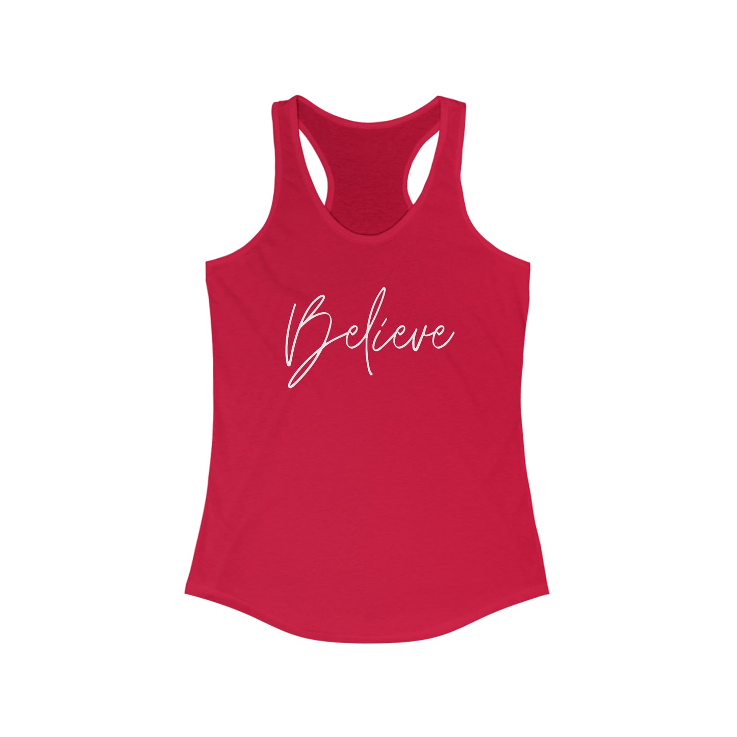 Women's Believe Ideal Racerback Tank