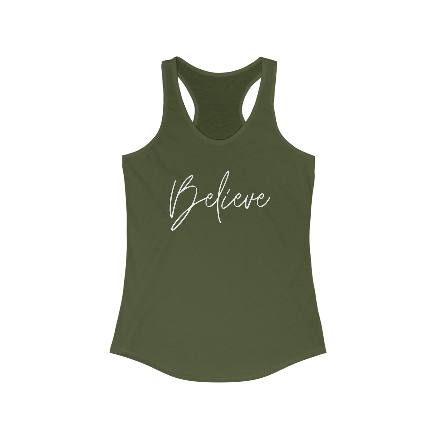 Women's Believe Ideal Racerback Tank