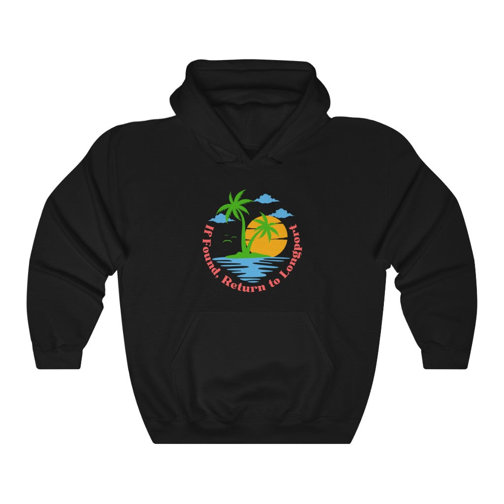 If Found, Return to the Longport Unisex Heavy Blend™ Hooded Sweatshirt