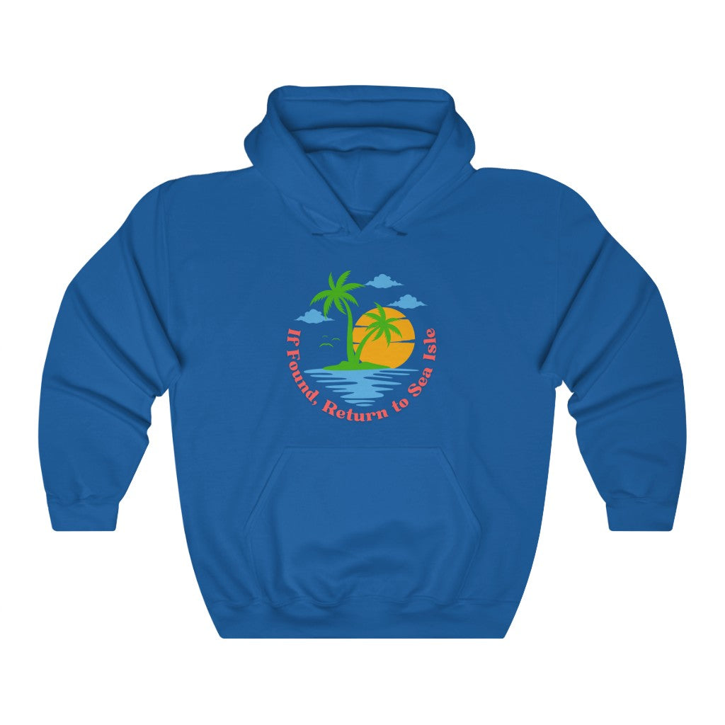 If Found, Return to Sea Isle Unisex Heavy Blend™ Hooded Sweatshirt