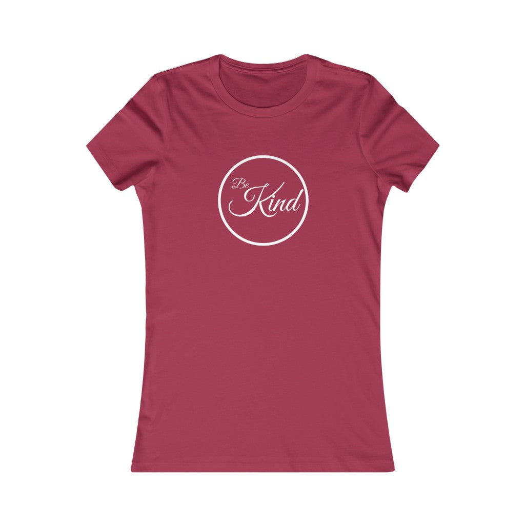 Be Kind (White Lettering) Women's Favorite Tee