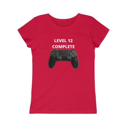 Level 12 Complete (White) Princess Tee