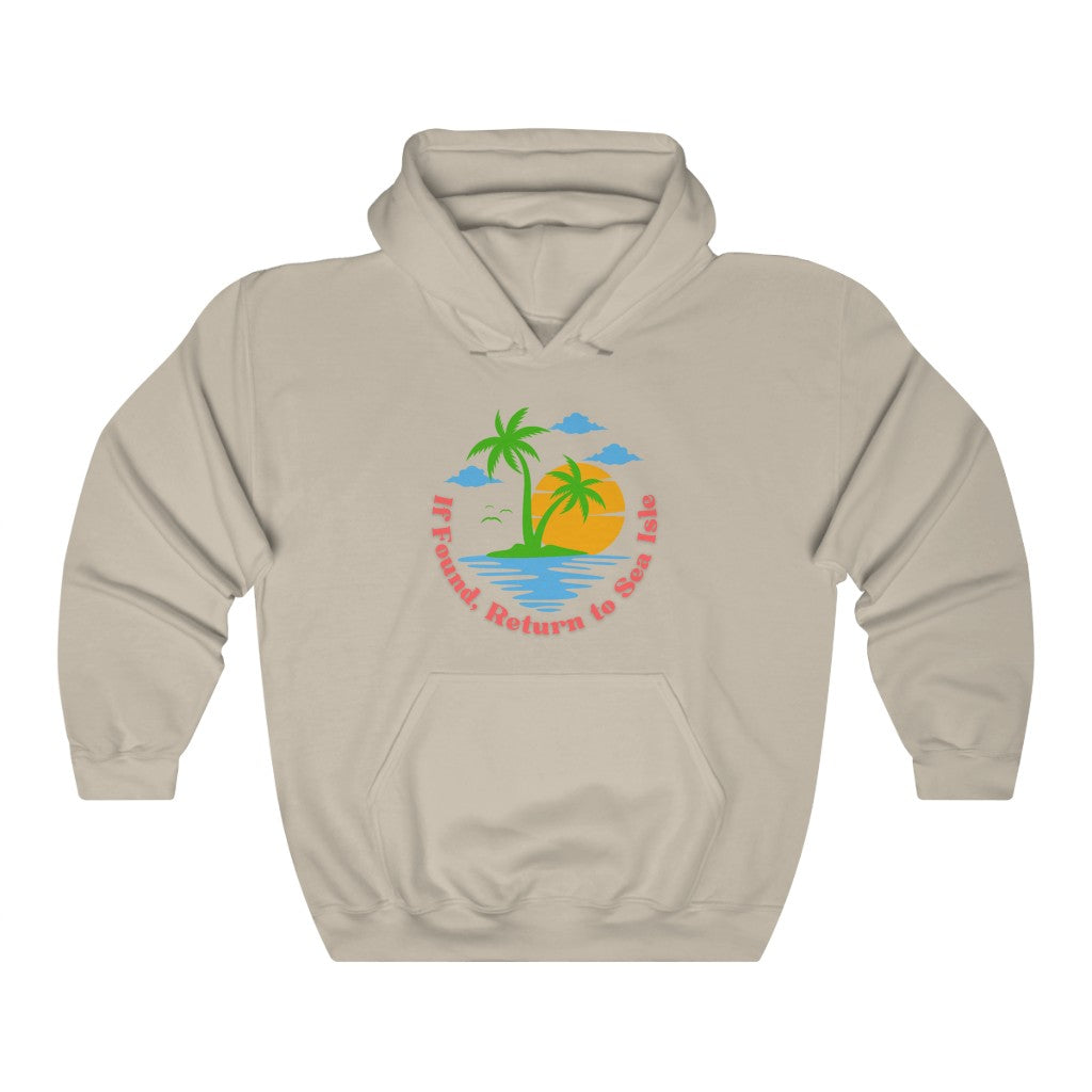 If Found, Return to Sea Isle Unisex Heavy Blend™ Hooded Sweatshirt