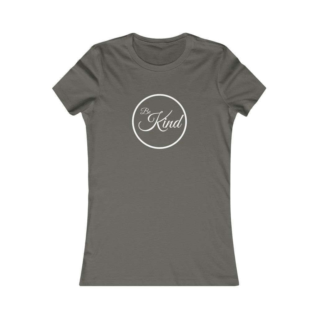 Be Kind (White Lettering) Women's Favorite Tee