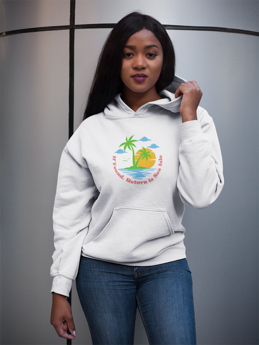 If Found, Return to Sea Isle Unisex Heavy Blend™ Hooded Sweatshirt