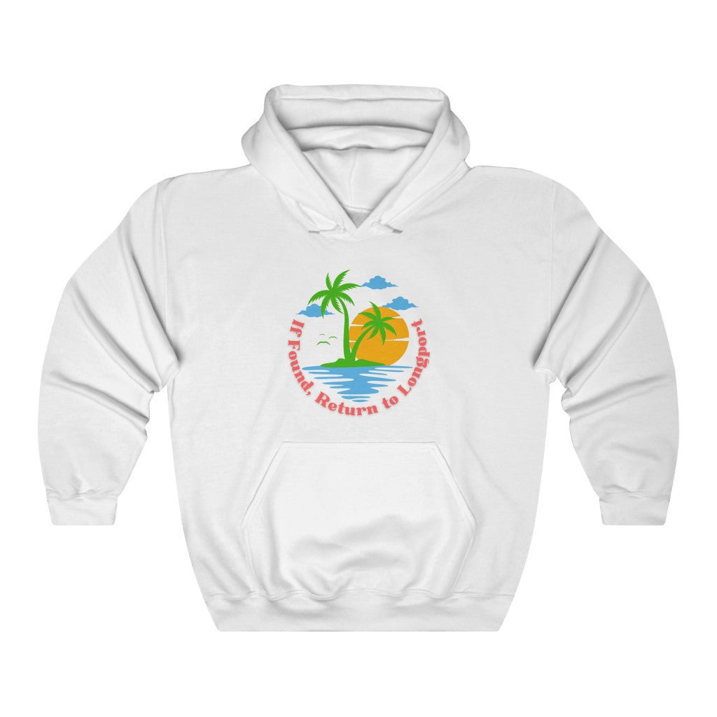 If Found, Return to the Longport Unisex Heavy Blend™ Hooded Sweatshirt