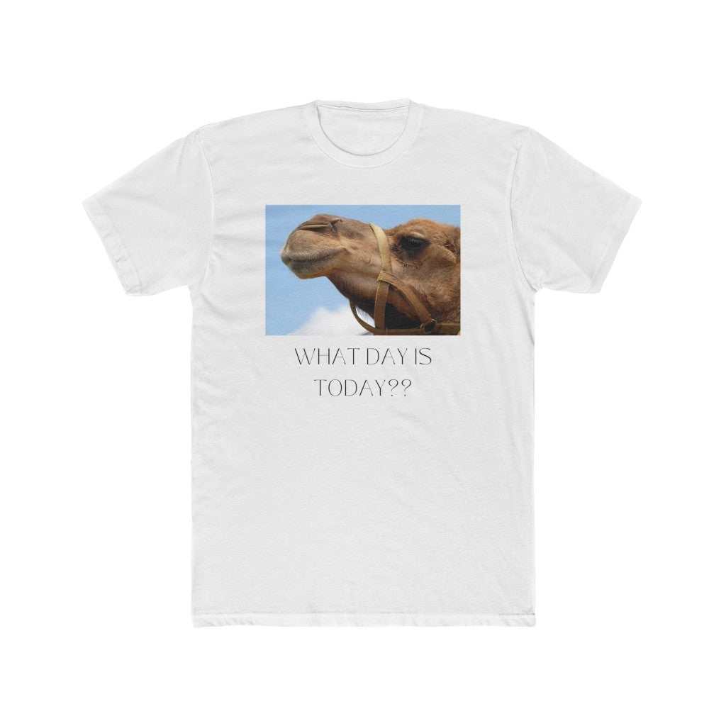 What day is today?- Men's Cotton Crew Tee