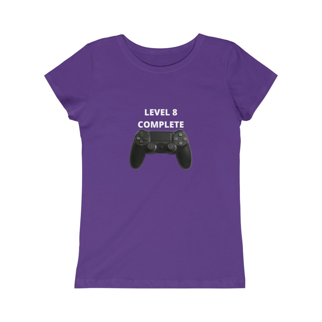 Level 8 Complete (White) Princess Tee