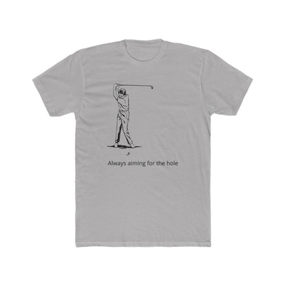 Always Aiming (Black)- Men's Cotton Crew Tee