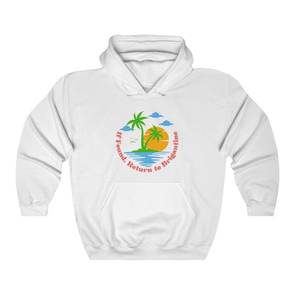 If Found, Return to Brigantine Unisex Heavy Blend™ Hooded Sweatshirt