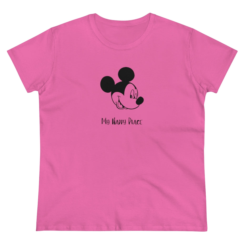 Women's Happy Place Cotton Tee