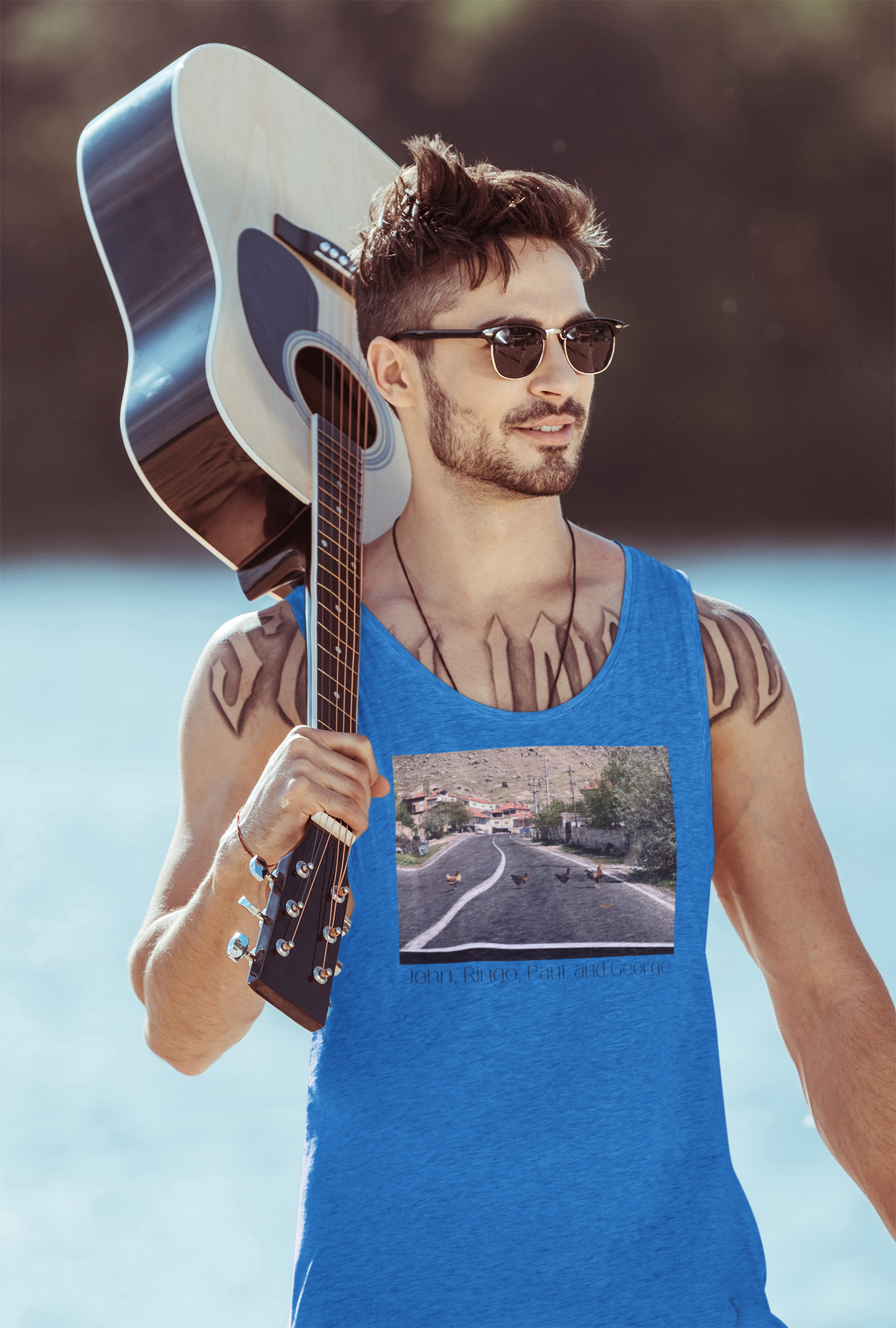 John ,Paul, George, Ringo- Men's Jersey Tank