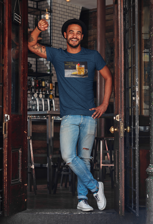 Old Fashioned- Men's Cotton Crew Tee