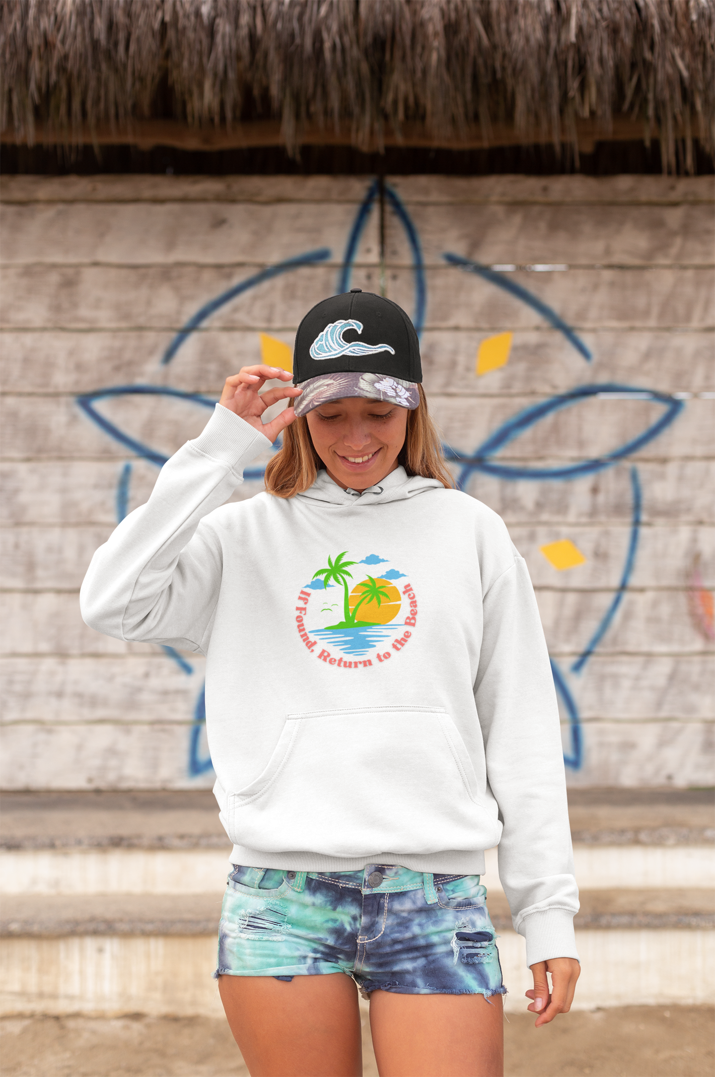 If Found, Return to the Beach Unisex Heavy Blend™ Hooded Sweatshirt