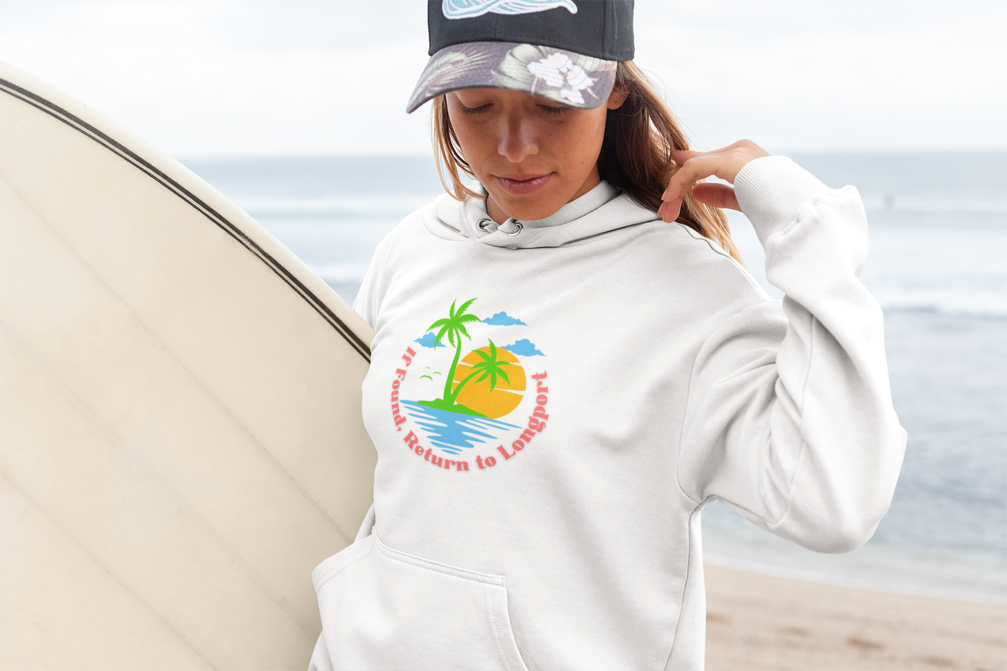 If Found, Return to the Longport Unisex Heavy Blend™ Hooded Sweatshirt