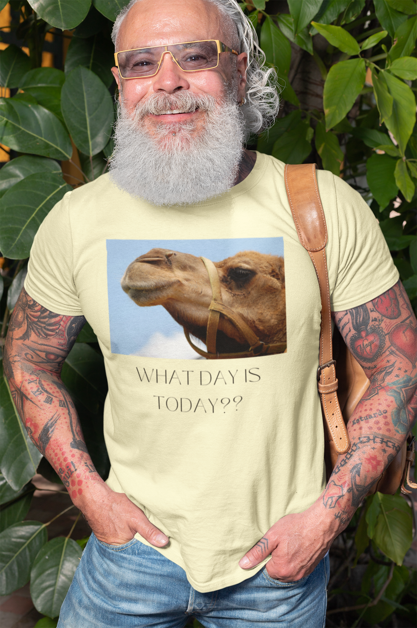 What day is today?- Men's Cotton Crew Tee