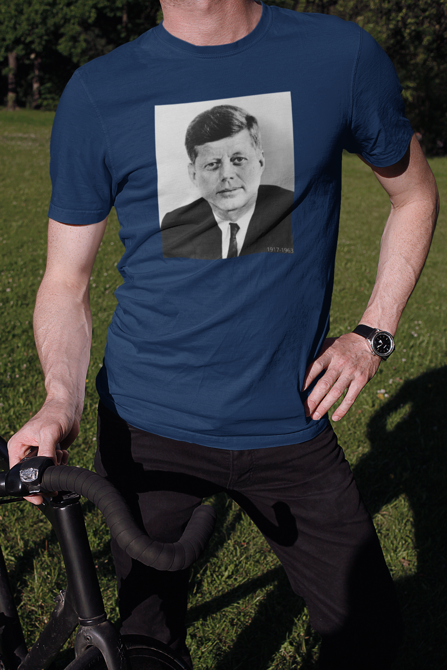 JFK- Men's Cotton Crew Tee