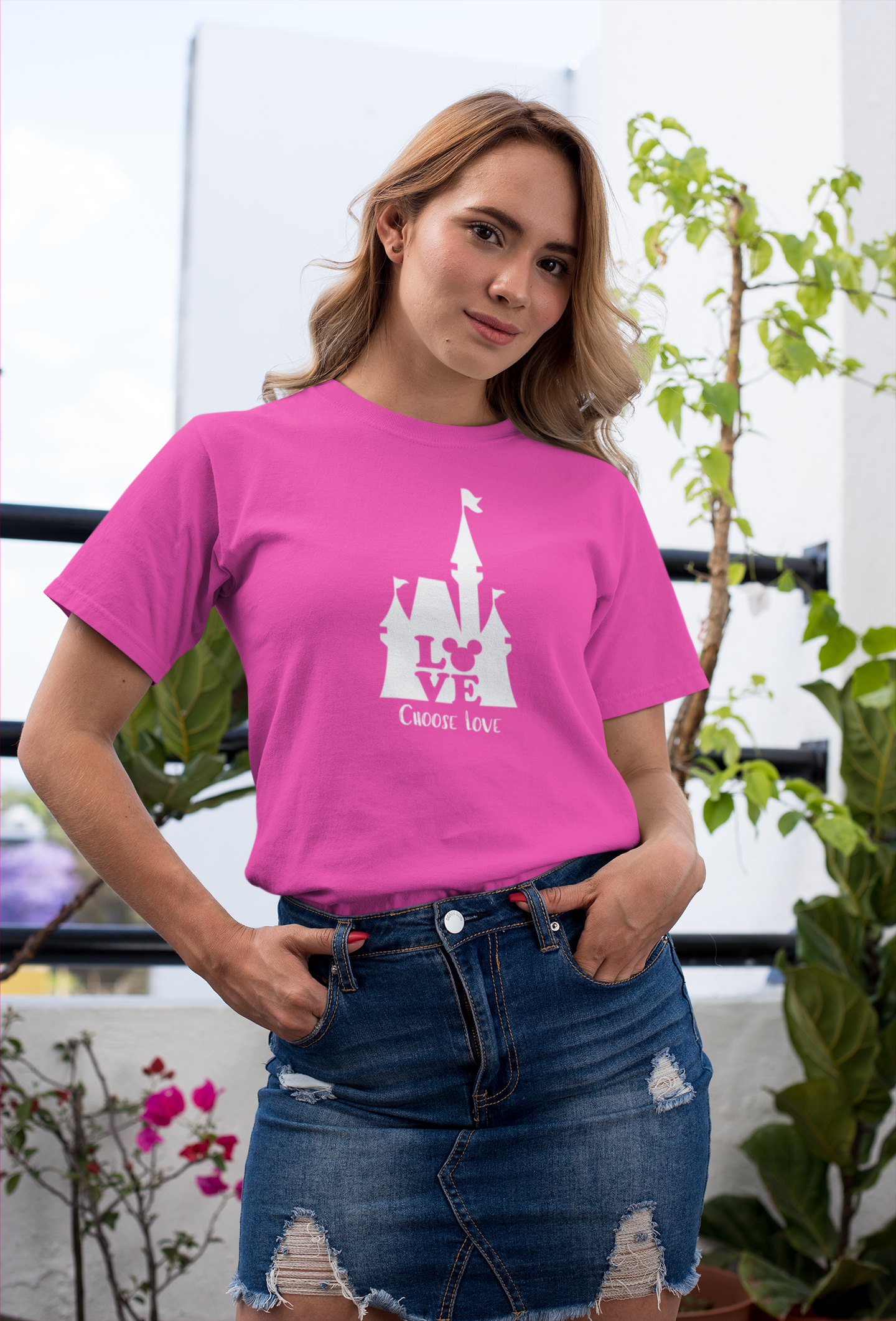 Choose Love- Women's Heavy Cotton Tee